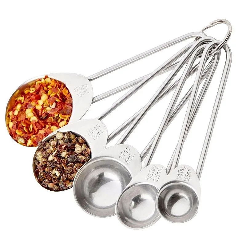 Colheres Medidoras em Aço Inox – 4 Peças