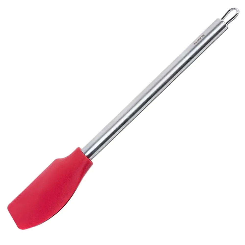 Espátula de Silicone com Cabo de Inox Duo Brinox – Vermelha