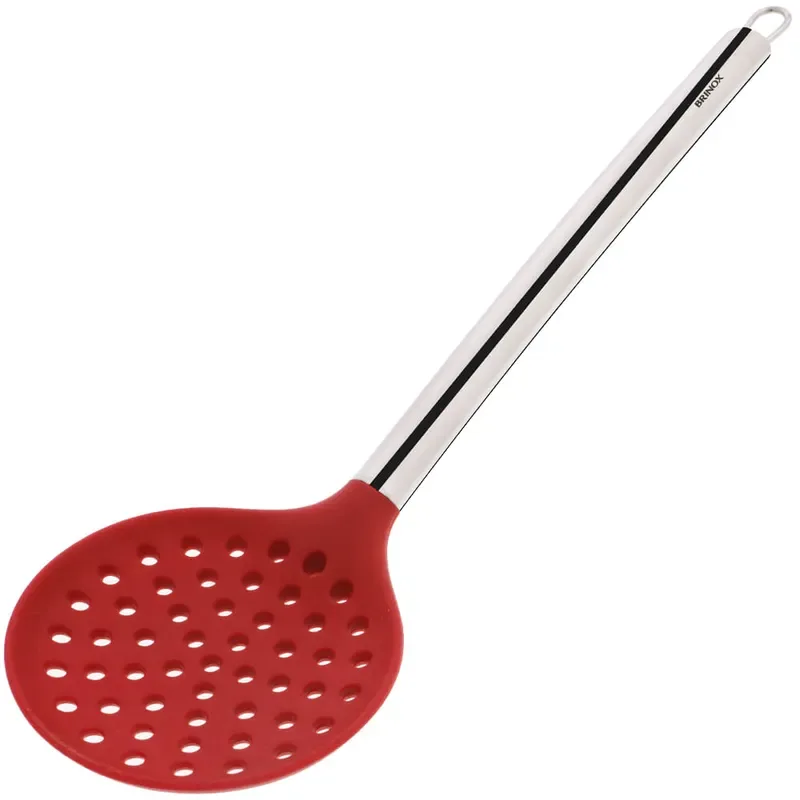 Espumadeira Brinox Duo em Silicone - Vermelha