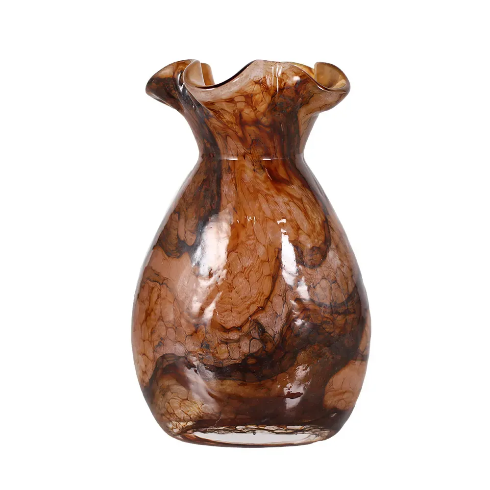 Vaso Decorativo em Vidro Paramount Murano Mesclado