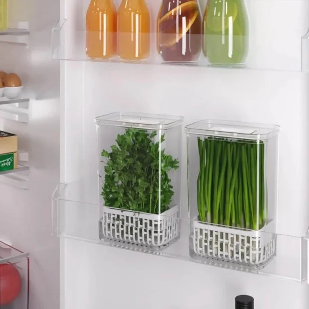 Coza - Organizador para Temperos 2,3L Dry - Cristal