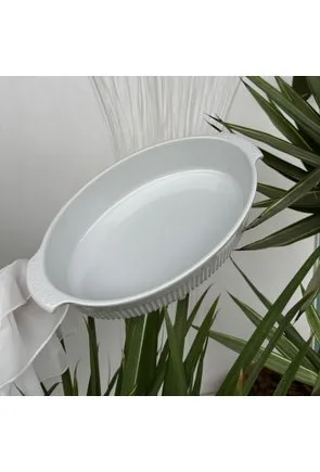 Travessa Oval Em Porcelana Assar E Servir Germer M