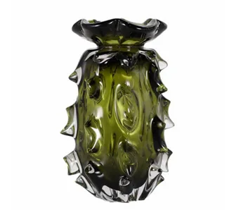 Vaso Murano Em Relevo  M