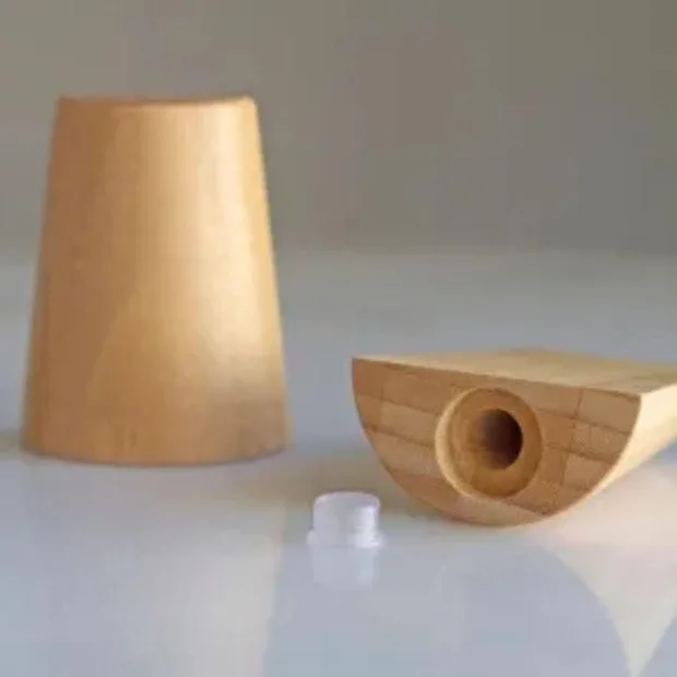 Kit Saleiro E Pimenteiro Bambu 2