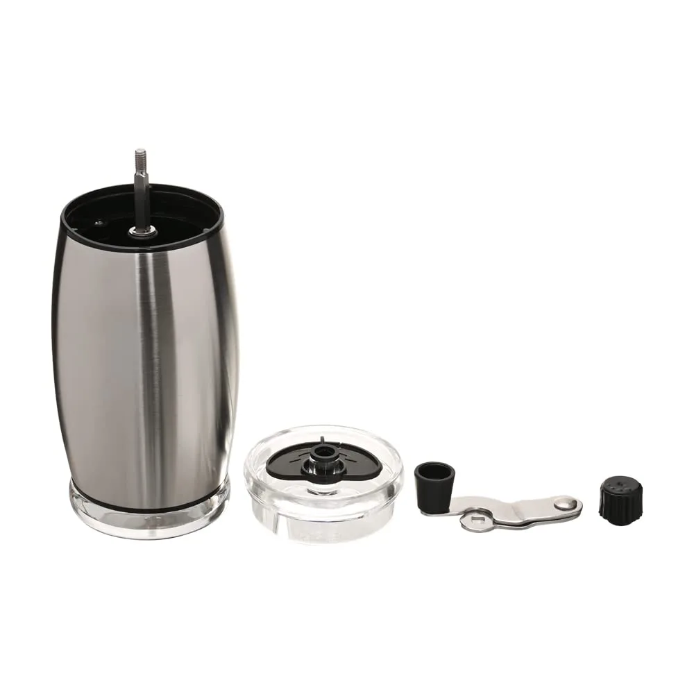 Moedor de Café Manual Redondo de Aço Inoxidável 15cm