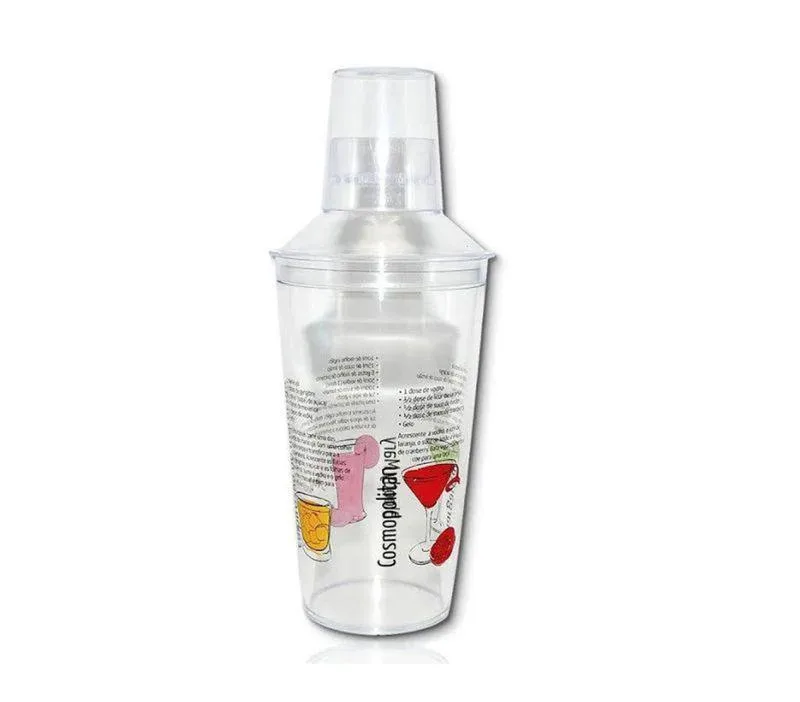 Coqueteleira de Acrílico com Tampa 500 ml