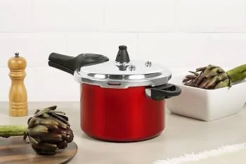 Panela de Pressão 4,2L Vermelho