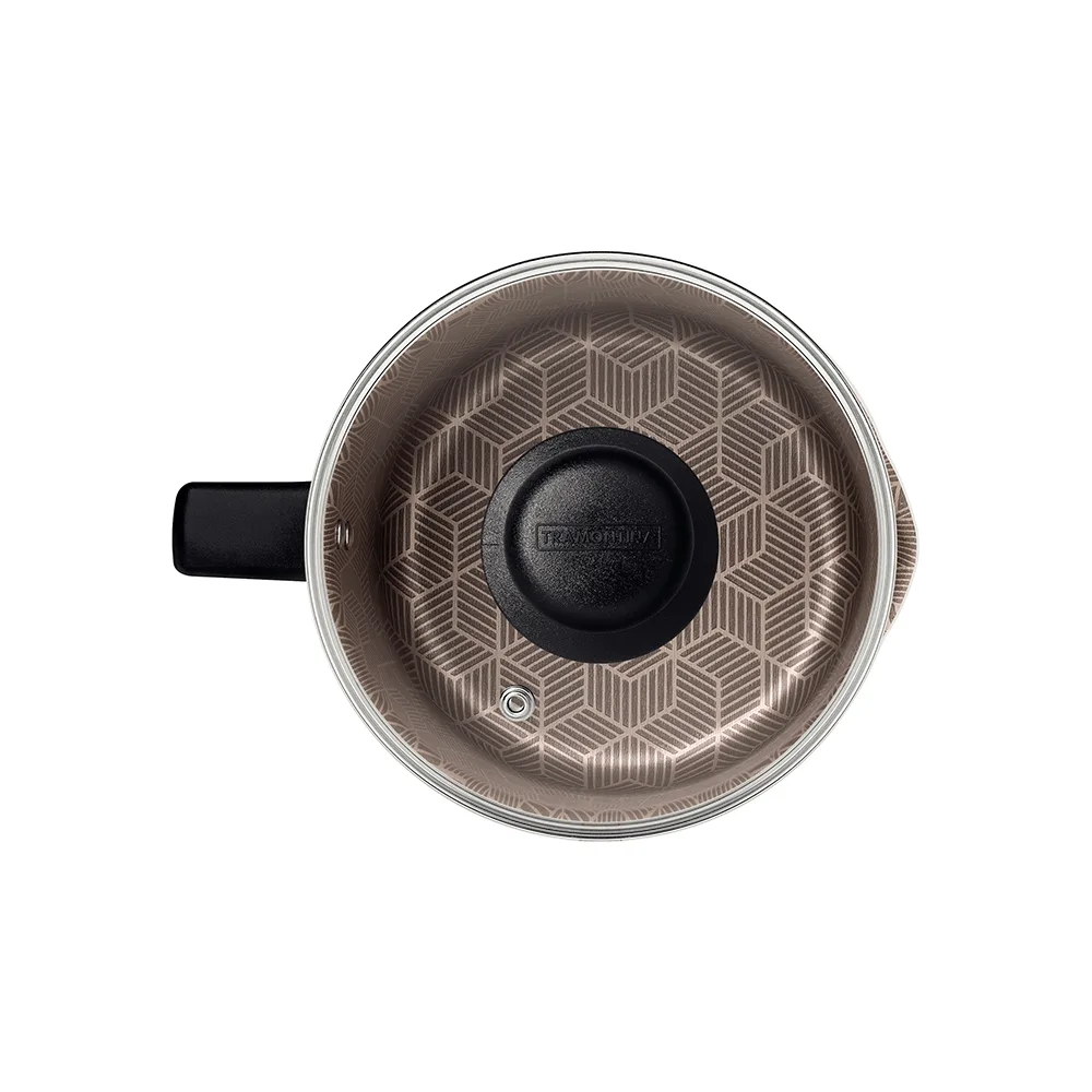 Fervedor antiaderente 2,7l com tampa vidro
