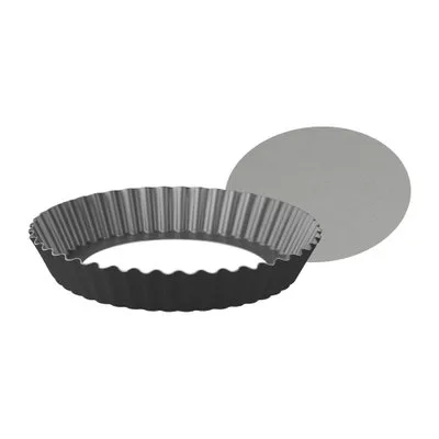 Forma com Fundo Removível 24cm Preta Antiaderente