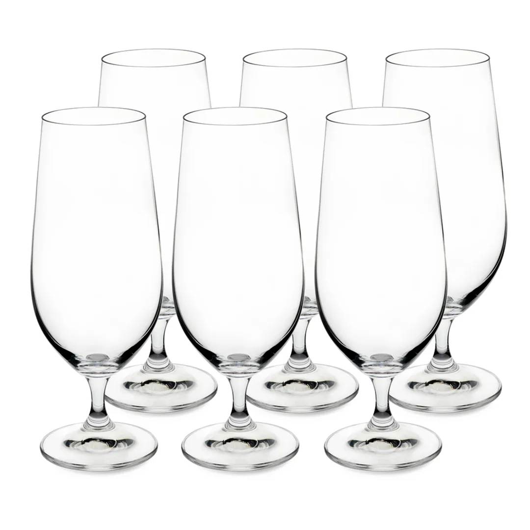 Jogo 6 Taças Cerveja Cristal 380ml