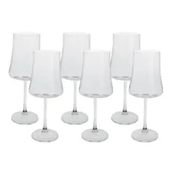 Jogo com 6 Taças para Vinho Branco Xtra em Cristal 360ml - Bohemia