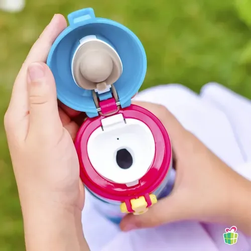 Garrafa Infantil Termica Flip 300ml Pequena Sereia