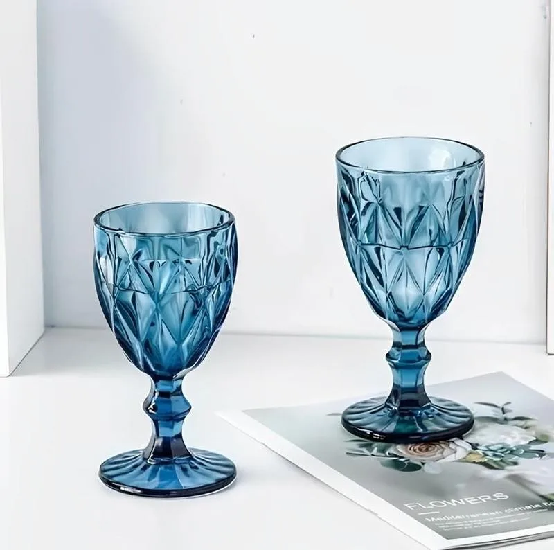 Jogo de Taças Diamond Azul 6 Peças 340ml