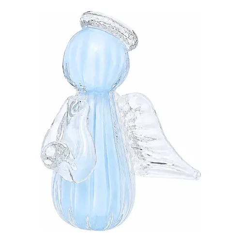 Mini Anjo Uriel Cristal Murano 6cm