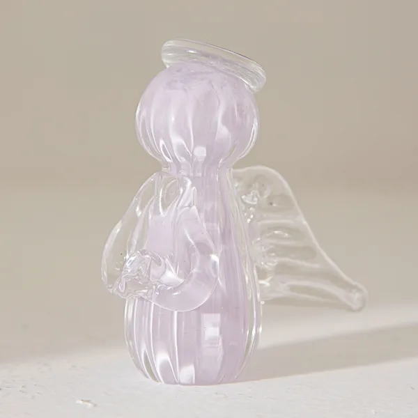 Mini Anjo Uriel Cristal Murano 6cm