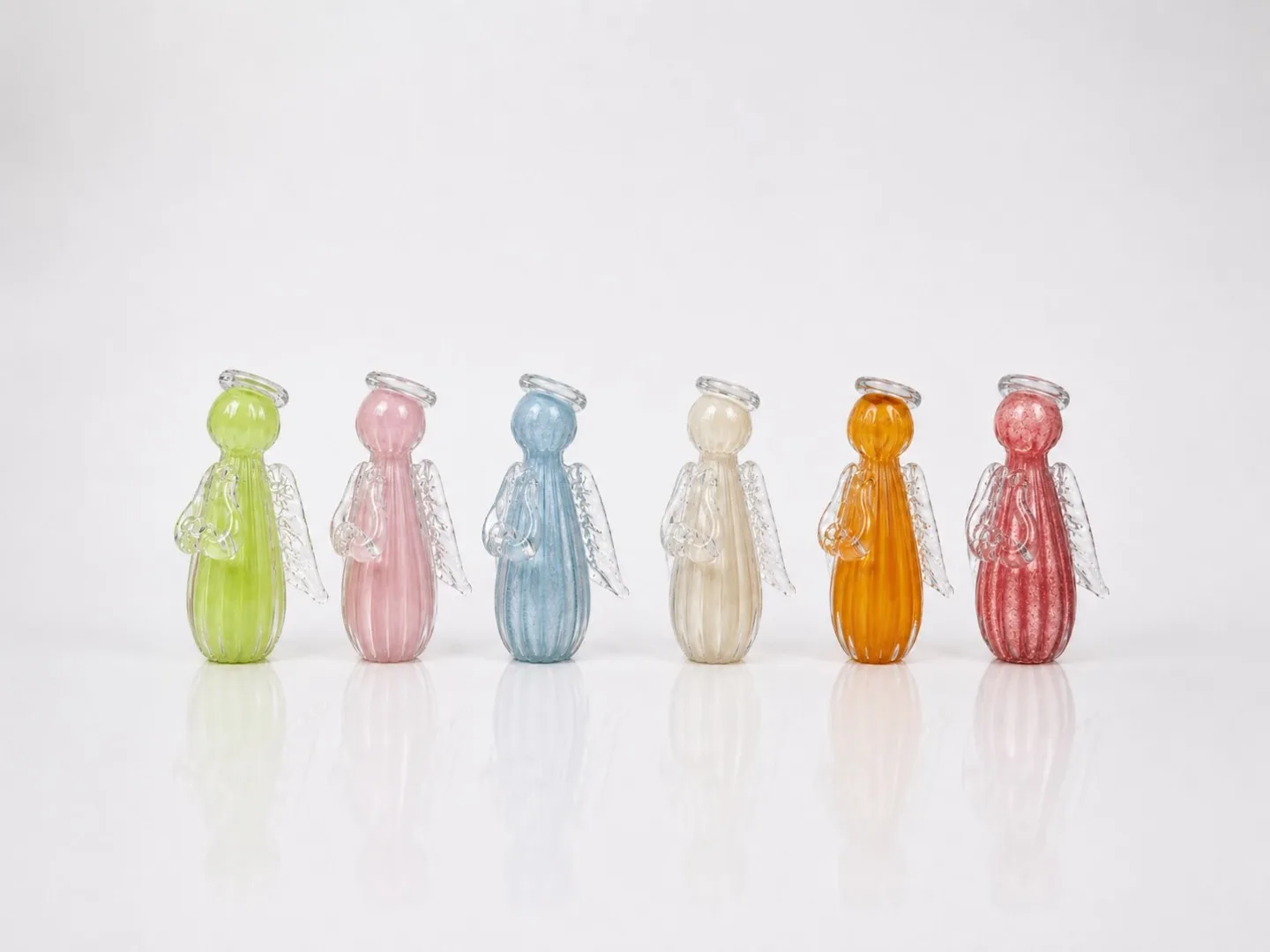 Mini Anjo Uriel Cristal Murano 6cm