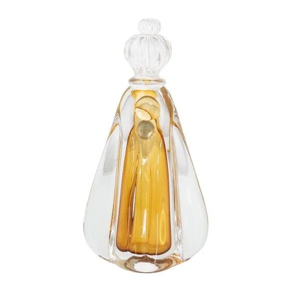 Mini Santa Aparecida Cristal Murano PP