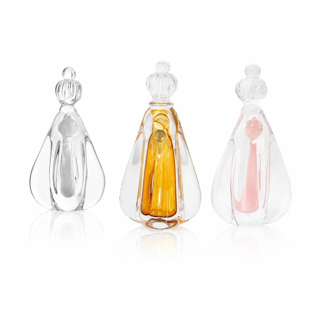 Mini Santa Aparecida Cristal Murano PP