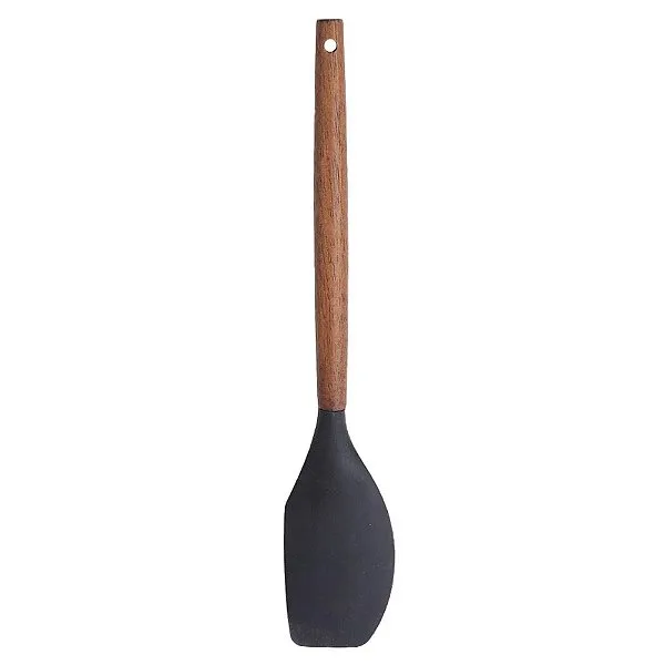 Espátula de Silicone c/Cabo de Madeira