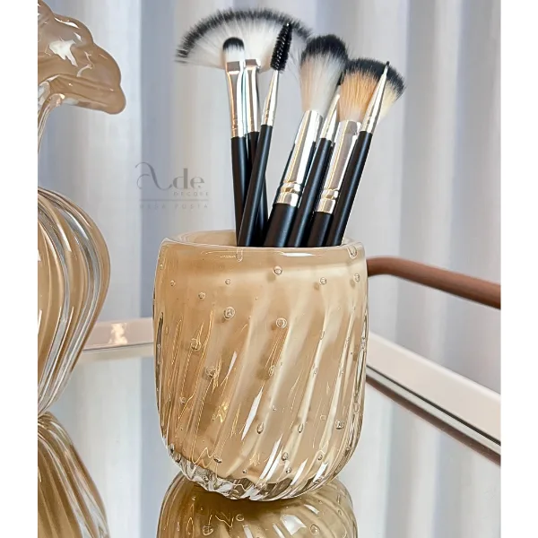 Vaso Cristal Murano Venlo PP - Labone Champagne