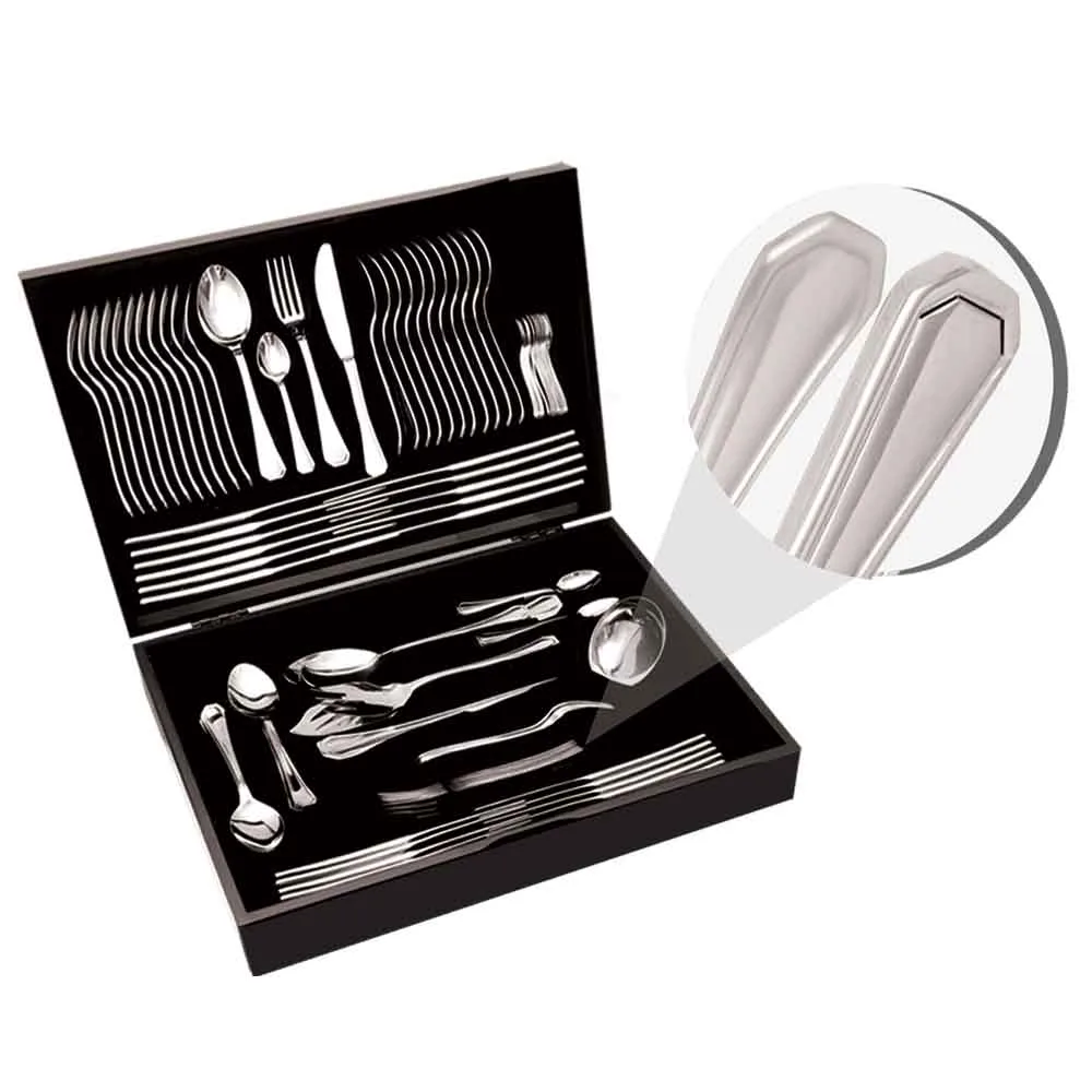 Faqueiro Class 101 Peças Inox Luxo Resistente Class Home