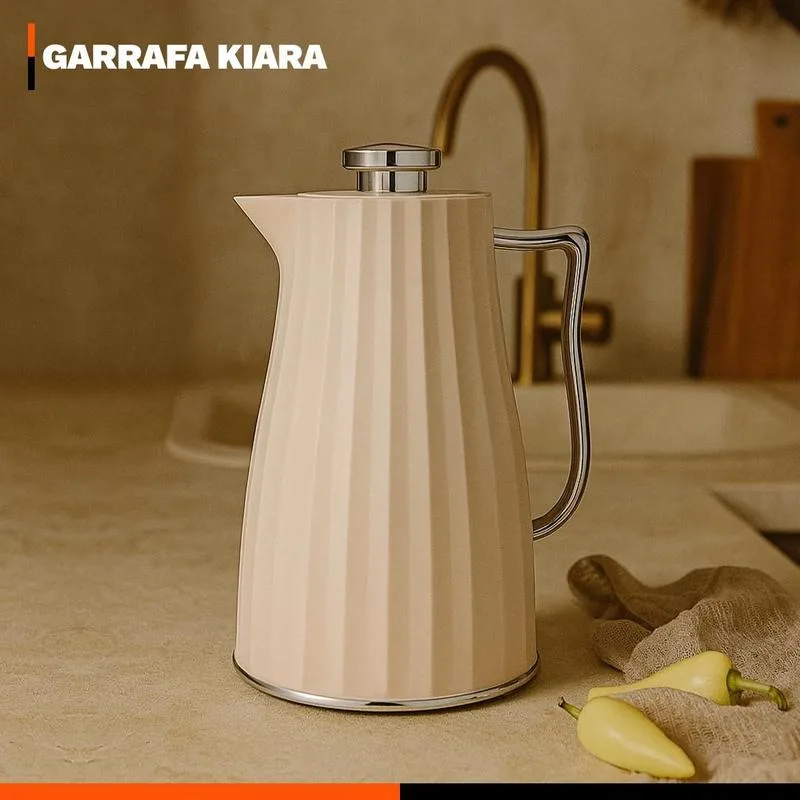 Garrafa Térmica 1 Litro Café Chá Click Abre E Fecha Luxo