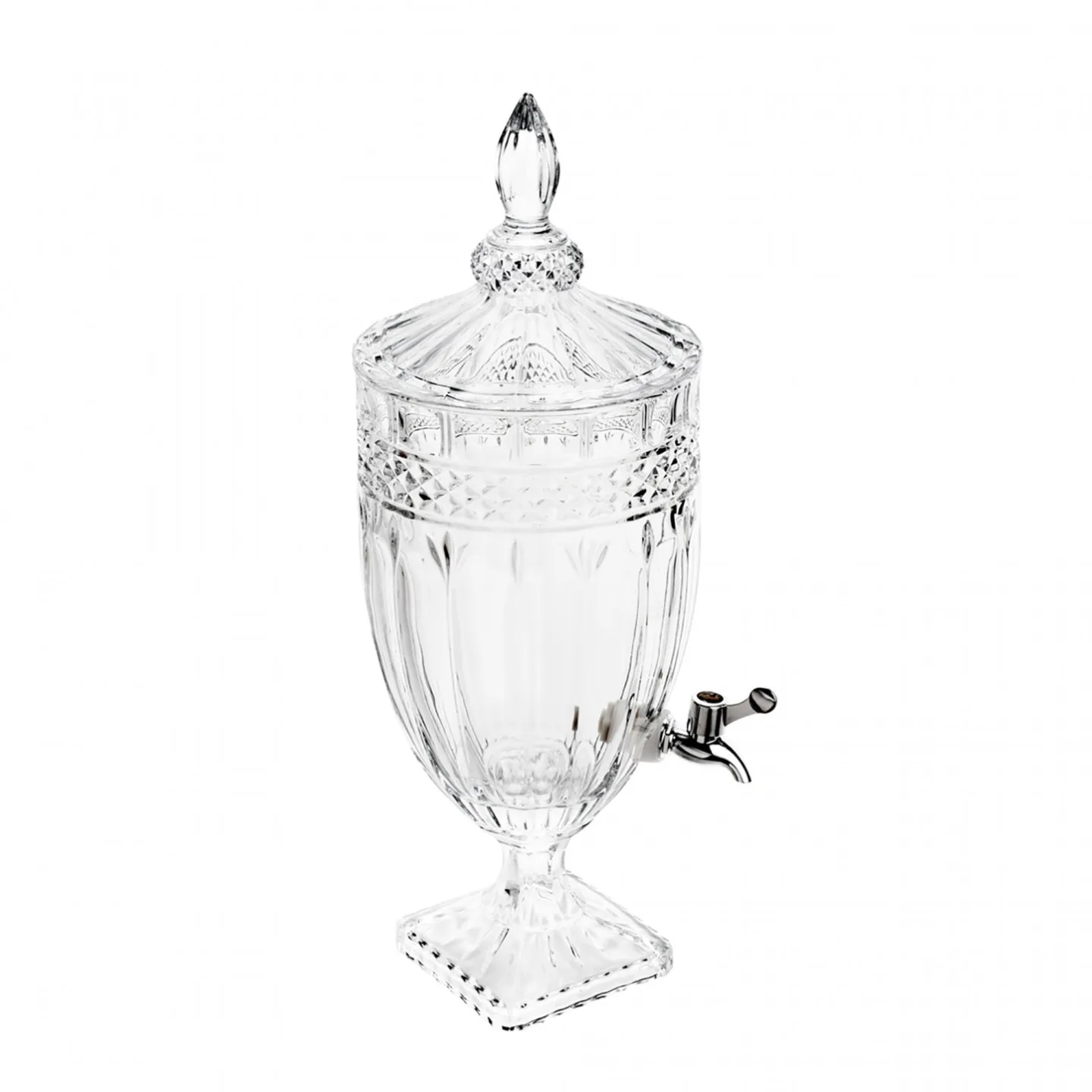 Suqueira De Cristal Com Pé E Tampa Brandon 4,5l Wolff