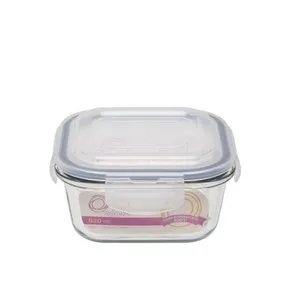 POTES HERMETICOS DE VIDRO BOROSILICATO QUADRADOS 520 ml - CHIA - PT11-1101